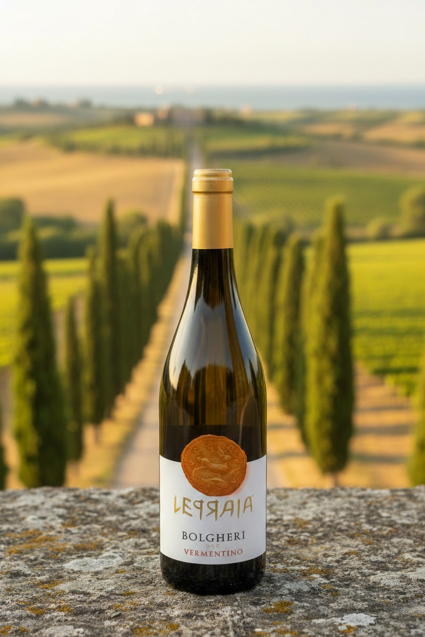 Lepraia Vermentino - Viale dei Cipressi con mare sullo sfondo